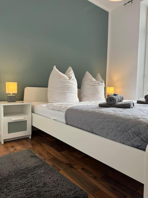 Akk1 - Apartment Im Zentrum Vollausstattung Balkon มัคเดอบวร์ก ภายนอก รูปภาพ
